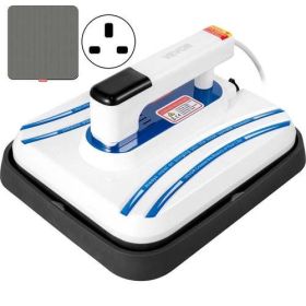 VEVOR Portable Heat Press Machine 12x10 / 8x7 Inch Red & Blue Mini - light green 12X10(BLUE)
