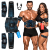 Smart Abdominal Exercise Muscle Fitness Equipment Home - Black blue