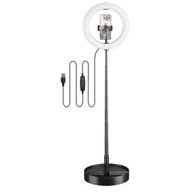 Portable Ring Light with Stand and Phone Holder - As Picture