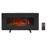 ZOKOP SF311-36 36 Inch 1400W Wall Hanging / Fireplace Single Color / Fake Wood / Heating Wire / With Small Remote Control Black - as picture