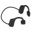 Wireless V5.1 Bone Conduction Headphone Open Ear Sports Wireless Headset with Mic IPX5 Sweatproof - Black