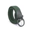 MKF Collection Elia Woven Adjustable Belt by Mia K - Olive XL - Vegan Leather