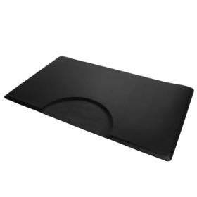 3' x 5' Beauty Salon PU Rectangle Anti-fatigue Mat Salon Mat Black