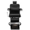 Hair Salon Chair Beauty Style 360 Degrees Rolling Swivel Heavy Duty Hydraulic Pump Adjustable Barber Chair - Black - black