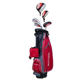 Super light 8-10 Right Hand Junior golf club set - RED