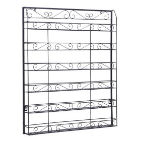 6 Tier Metal Nail Polish Display Organizer Wall Rack Holder--YS