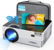 MOOKA Native 1080P WiFi Bluetooth 4K Projectors 8500L Video Movie Theater Home - Q6