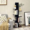 Open Concept Plant Display Shelf Rack Storage Holder - black