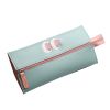 Pencil Case Large Capacity Faux Leather Pen Bag Pencil Box for Girls Students  - Lake Blue