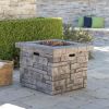 30" SQUARE MGO FIRE PIT - 40 000 BTU - as Pic