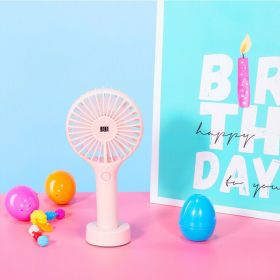Mini Fan Pocket  Fan USB Rechargeable Portable Handheld Personal Cooler 3 Speeds  YJ - Pink