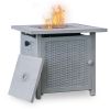 Trustmade 28â€ Slat Top Gas Fire Pit Table - painted