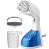 RAINBEAN 1400-Watt Handheld Steamer, Fast Heat-up Portable Garment Wrinkle Remover for Travel and Home Use, Large Detachable Water Tank, Exact Measure