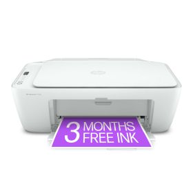 Restored HP DeskJet 2752 Wireless AllinOne Color Inkjet Printer NO INK (White) (Refurbished) - HP
