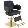 Elegant Barber Chair,Salon Chair for Hair Stylis,with Heavy Duty Hydraulic Pump Adjustable Barber Chair for Beauty Salon Spa Equipment,Black - as Pic