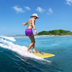 37in 25kg Water Kid/Youth Surfboard Yellow - Yellow