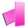 20000mAh Power Bank Ultra-thin External Battery Pack Phone Charger - HotPink
