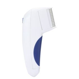 Anti Lice Flea Electric Comb Pet Head Lice Removal Killer Brush Treatment Tool - White