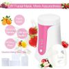 Portable DIY Natural Fruit Vegetable Face Mask Maker + 1Pc Facial Mask Model - ABS