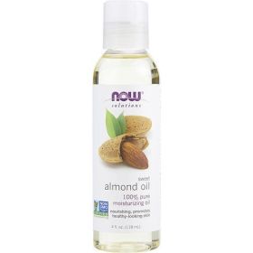ESSENTIAL OILS NOW by NOW Essential Oils SWEET ALMOND OIL 100% MOISTURIZING SKIN CARE 4 OZ - 327707
