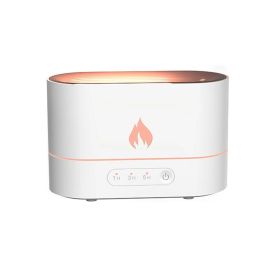 Aromatherapy Diffuser with Simulated Flame - White