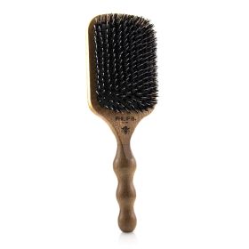 PHILIP B - Paddle Hair Brush (Polished Mahogany Laser Printed Handle, Boar + Crystal Nylon Bristles)   BPHB 1pc