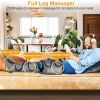 Leg Massager Air Compression Calf Feet Thigh Foot Massage Wraps Muscle Pain Relief Blood Circulation - Grey