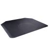 3.8' x 5' Salon Mat for Hair Stylist, Barber Shop Salon Chair Mats, Comfort Salon Hexagon Mat, Black - black