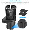Universal Car Cup Mount Holder Expander with Adjustable Base Multifunctional Auto Drink Beverage Cup Holder Adapter Insert Organizer - Black