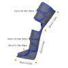 Leg Massager Air Compression Calf Feet Thigh Foot Massage Wraps Muscle Pain Relief Blood Circulation - Blue