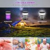 Solar Mosquito Killer Lamp 4 Light Modes Solar Bug Zapper Outdoor Mosquito Zapper With Waterproof Camping Lantern - BK-16