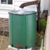50 Gallon Folding Rain Barrel Water Collector Green - Green