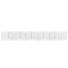 Gabion Basket Galvanized Steel 118.1"x11.8"x19.7" - Silver
