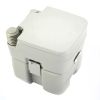 5.3 Gallon 20L Flush Outdoor Indoor Travel Camping Portable Toilet for Car, Boat, Caravan, Campsite, Hospital,Gray XH - gray