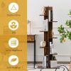 Open Concept Plant Display Shelf Rack Storage Holder - golden