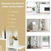 Open Concept Plant Display Shelf Rack Storage Holder - white