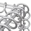 Gabion Basket Galvanized Steel 118.1"x11.8"x19.7" - Silver