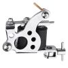 Complete Tattoo Kit Machine Gun Power Supply 4 Ink Needles Grip Tips Equipment - Black