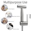 Wholesale Handheld Bidet Sprayer for Toilet Stainless Steel Toilet bidet bathroom Sprayer Female Wash Sprayer - Brushed Nickel