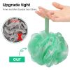 4 Set  Bath Shower Loofah Sponge 75g Bath Mesh Pouf Shower Ball Body Scrubber Exfoliating Bath Sponge for Women and Men;  - as pic