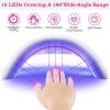 36W UV LED Lamp Nail Gel Dryer 12 LEDs Sensor Fingernail Toenail Gel Curing Machine Nail Art Painting - White
