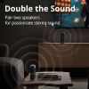 Dragon Bluetooth 360 degrees Surround Sound Speaker - Black