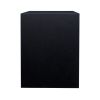 Black Glass Door Shoe Box Shoe Storage Cabinet With RGB Led Light - as Pic