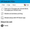 Restored HP DeskJet 2752 Wireless AllinOne Color Inkjet Printer NO INK (White) (Refurbished) - HP