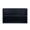 Black Glass Door Shoe Box Shoe Storage Cabinet With RGB Led Light - as Pic