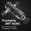 Dragon Bluetooth 360 degrees Surround Sound Speaker - Black