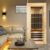 Single Graphene Far Infrared Sauna Room Dual Audio Bluetooth - Natural