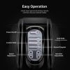 Therapeutic Shiatsu Foot Massager with High Intensity Rollers - black