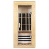 Single Graphene Far Infrared Sauna Room Dual Audio Bluetooth - Natural