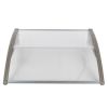 40"x 40" Outdoor Front Door Window Awning Patio Canopy Rain Cover UV Protected Eaves  - Gray